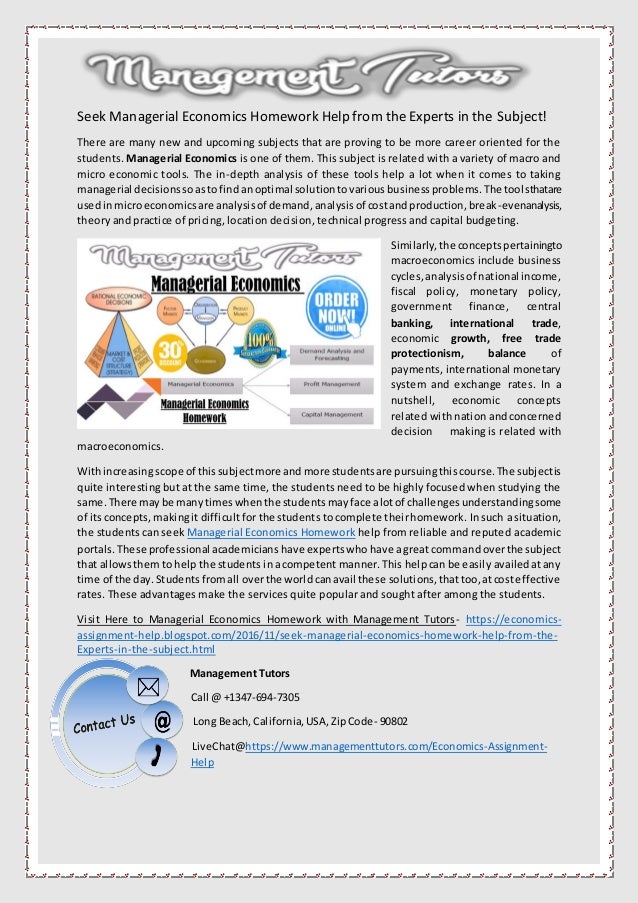 Need economics homework help Need economics homework help